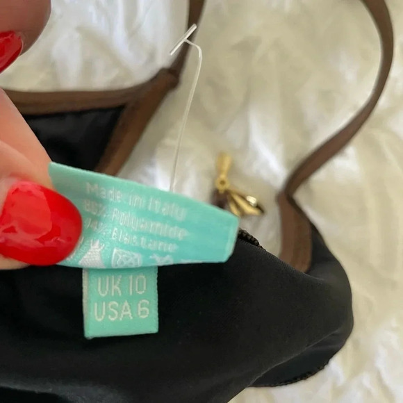 Melissa Odabash metallic Acapulco bronze bikini top - Picture 6 of 8